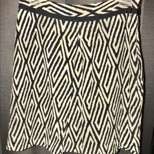 Ann Taylor petites Ikat print skirt